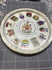 VINTAGE DRINKS TRAY 1867 CENTENNIAL OF CANADIAN CONFEDERATION 1967 CANADA BAR 