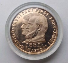 President & First Lady Bicentennial Series Coin James Garfield ENCASED 1881