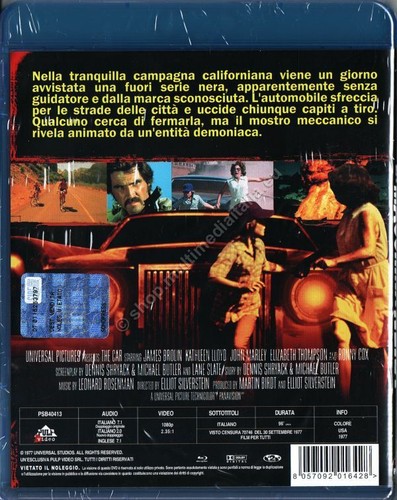LA MACCHINA NERA (film 1977) PRIMO DOPPIAGGIO ITALIANO ORIGINALE - BLU RAY DISC - Foto 2 di 2