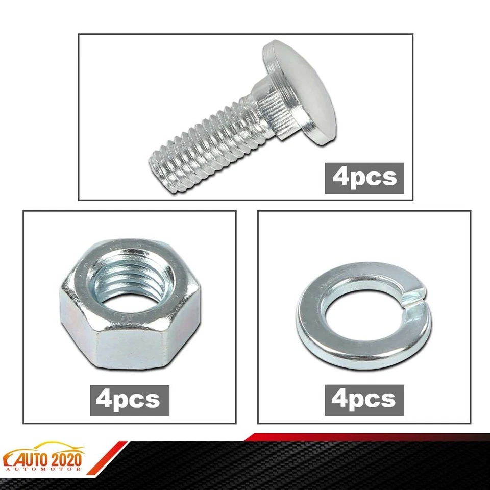 4 PCS Capped Round Head Bumper Bolts Stainless New Fit For Ford 7/16-14 x 1-1/4" Foto 3 de 4