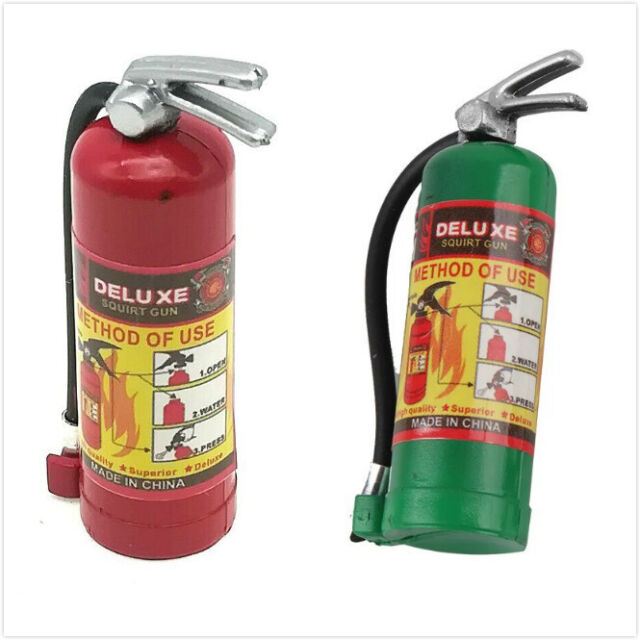 1:6 Scale Dollhouse Miniature Fire Extinguisher With Mounting Bracket Accessory
