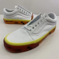 Vans Old Skool “Off The___” White Yellow Orange  500714 Men’s