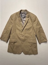 Appaman Boys Khaki Tan Lined Blazer Jacket Size 5