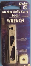 Klecker Knives Stowaway Tools Every daily carry tool Metric SAE Wrench Keyport