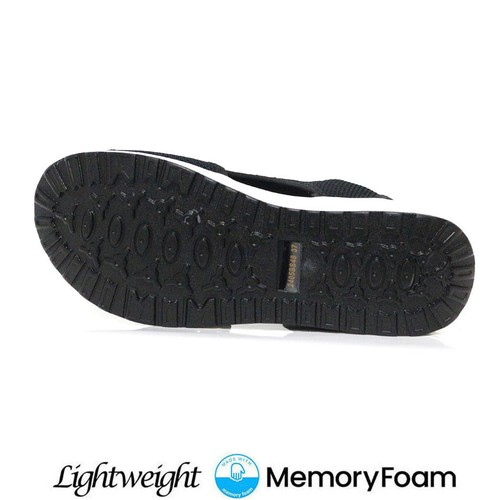 Ladies Memory Foam Wedge Sandals Comfort Walking Casual Summer Comfort Shoes - Picture 4 of 41