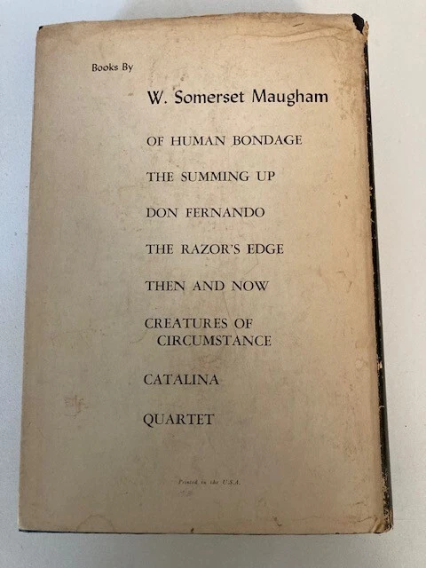 A Writer's Notebook by W. Somerset Maugham (1949, HC) 1st Printing Good Foto 2 de 4