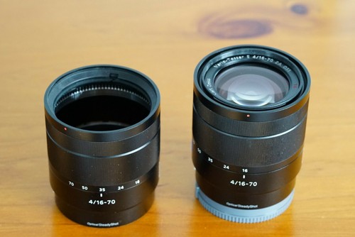 AS IS Sony Carl Zeiss Vario-Tessar T* 16-70mm lens cladding repair parts 4x - Picture 10 of 14