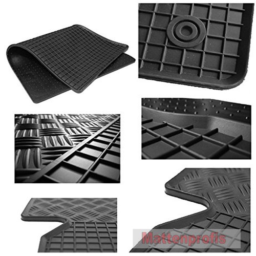 Rubber mats rubber floor mats set of 5-piece for VW T5 Caravelle from year 04/2003 - 2015 - Picture 8 of 9