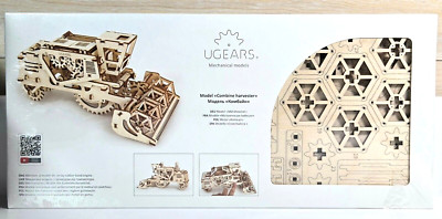 UGEARS Model Combine Harvester Kit | 3D Wooden Puzzle/Model - NEW