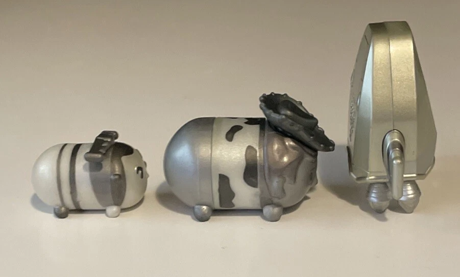 Редкий Disney Tsum Tsum *ИСТОРИЯ ИГРУШЕК* СЕРЕБРО Woody Buzz космические корабли фигурки набор из 3 - Изображение 4 из 4