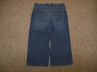 stretch denim capris