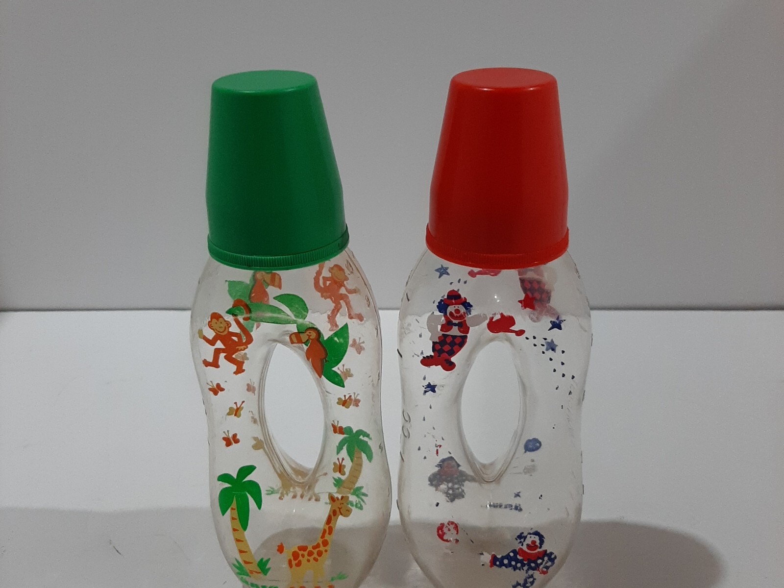  Vintage 9oz Ansa double grip Baby Bottles