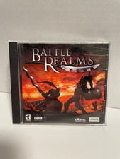 Battle Realms CDROM PC Computer Game Crave Ubi Soft Strategy WORKS 2001