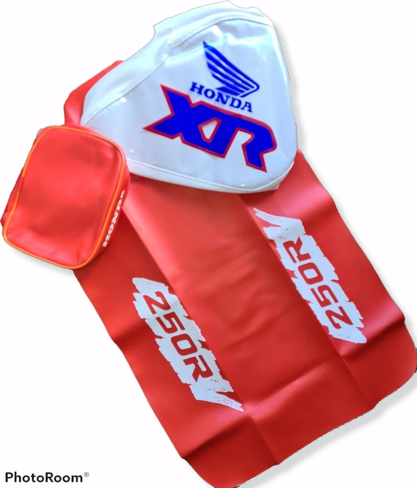 Cubierta de asiento completa y cubierta de tanque + bolsa de guardabarros trasero para Honda XR250R xr250 1991 Foto 2 de 4