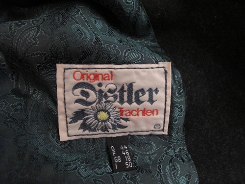 Vintage DISTLER Wool Blend Women's Coat Jacket Trachten UK 18 D 44 Tracht Loden - Picture 22 of 24