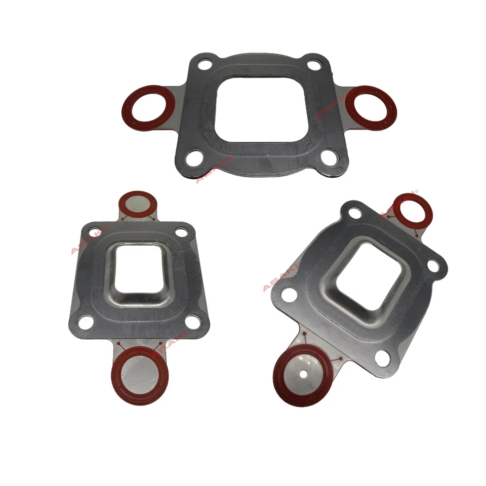 For Mercury Sterndrive 6.2L Elbow Gasekt 27-864547A02+27-864549A02+27-864850A02 - Image 2 of 4