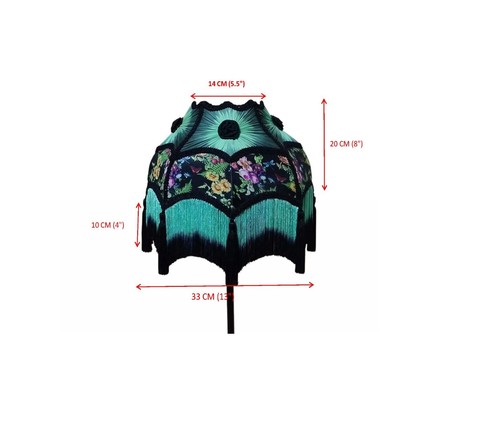 Lampshade scallop night safari hand-stitched table lampshade floor lampshade - 第 7/8 張圖片