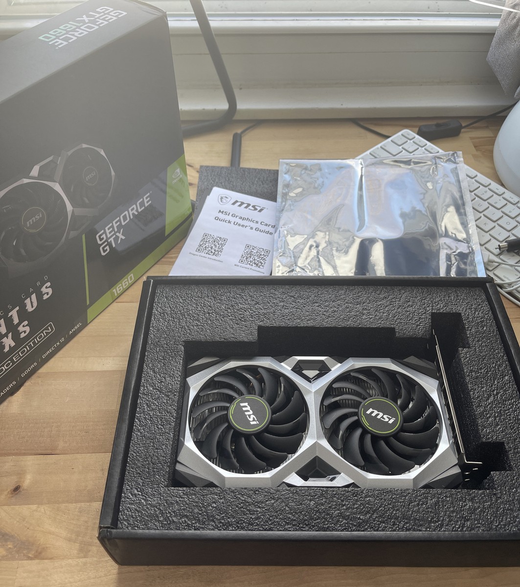 MSI Gaming GeForce GTX 1660 VENTUS XS 6G OC - Open Box 📦 Tested