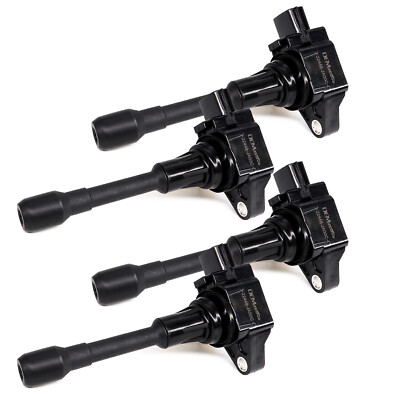4PCS Ignition Coil 22448-JA00C For Nissan Altima Rogue Sentra Versa Cube UF549