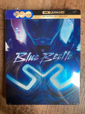 Blue Beetle w. Steelbook (4K UHD + Blu-ray, EU Import, Region Free) *NEW/SEALED*