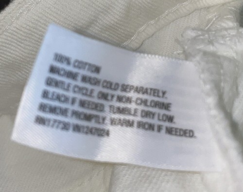 Alani Noelle Future Collective Women MidRise Cutout Waist Strait. Leg Jeans Sz10 - Picture 20 of 20