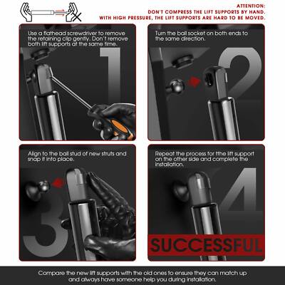 2 REAR GLASS WINDOW TAILGATE HATCH GATE LIFT SUPPORT FOR CHEVRY ASTRO 01-05 6610 2 REAR GLASS WINDOW TAILGATE HATCH GATE LIFT SUPPORT FOR CHEVRY ASTRO 01-05 6610