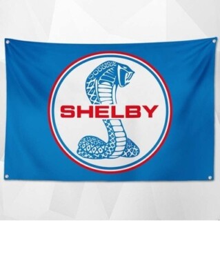 large banner flag 3x5ft [SHELBY]garage room decora 8906 | eBay