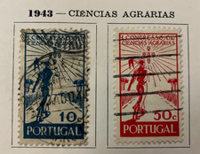 Portugal 1943 - 1st Congress of Agrarian Science stamps set used