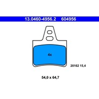 Bremsbelagsatz Scheibenbremse ATE 13.0460-4956.2 FüR CitroëN XM