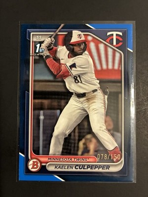 2024 Bowman Draft - Kaelen Culpepper #BD-98 Blue /150 1st Bowman Twins
