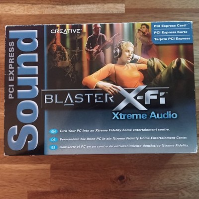Creative Sound Blaster X-Fi PCIe Interne Soundkarte in OVP   Sammlerzustand