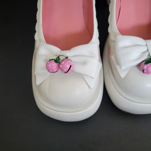 Muñecas Kill X Strawberry Shortcake Spunky Cutie Mary Jane Tacones de Plataforma Talla 11 - Imagen 3 de 12