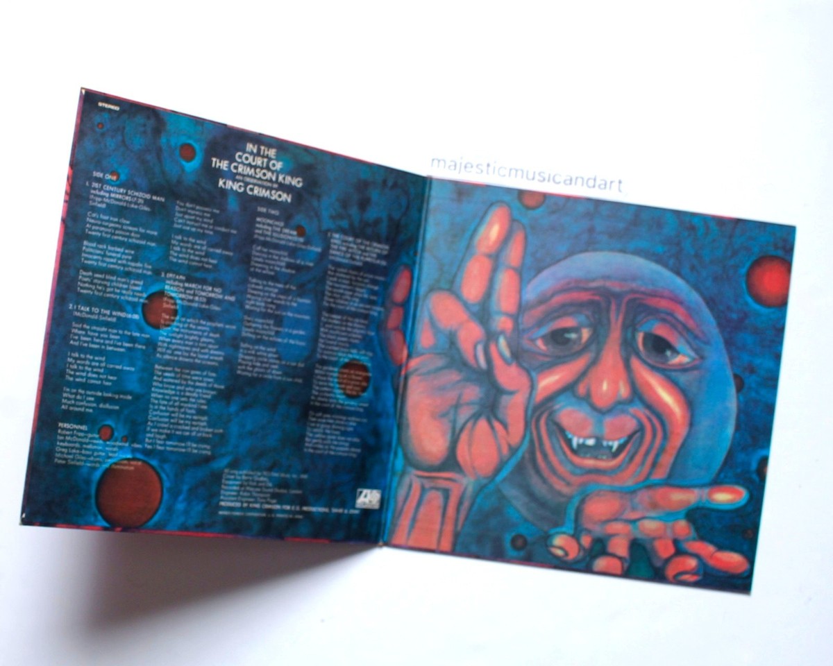 PRISTINE VINTAGE VINYL KING CRIMSON IN COURT OF THE CRIMSON KING