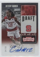 2016-17 Panini Contenders Draft Picks Ticket 64/99 Anthony Barber #132 Auto sq1