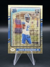 Ennis Rakestraw Jr Optic Gold Vinyl 1/1 🔥Rated Rookie Optic Detroit Lions