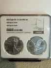 AMAZING United States Mint 2026 American Eagle Silver 2-Coin Set NGC MS 69