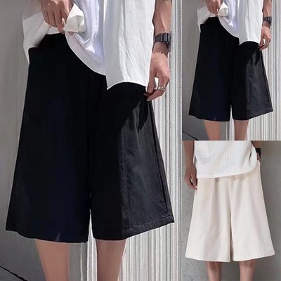 Laid Back Vibe lässige einfarbige Caprihosen für Herren ideal für Ausflüge bei warmem Wetter