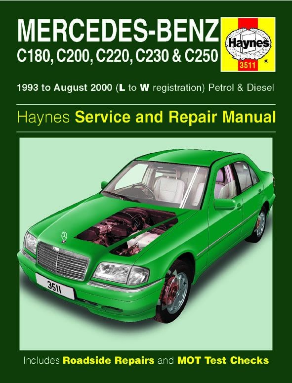 Revue technique Haynes Mercedes Classe C W202 1993-2000 en anglais