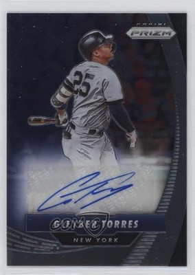 2020 Panini Prizm Game Ball Graphs Gleyber Torres #GBG-GT Auto 06tg