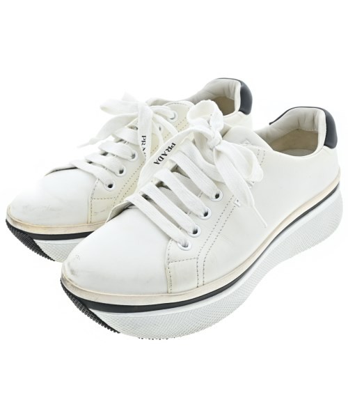 Prada White Sneakers Size 35 21.5cm 2200579836064-image