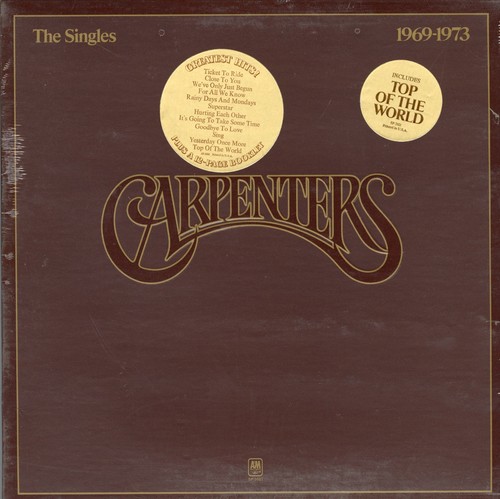 Carpenters Original Sealed Lps On A & M-The Singles/Close To You/A Song For You - Picture 3 of 6