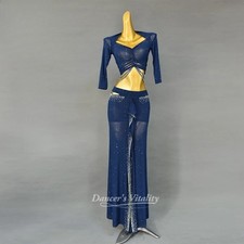 Belly Dance Performance Clothing Suit for Women 2pcs Oriental Professional Set