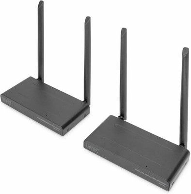 DIGITUS Wireless HDMI KVM Extender Set Reichweite bis 200 m FullHD 1080p/60Hz 