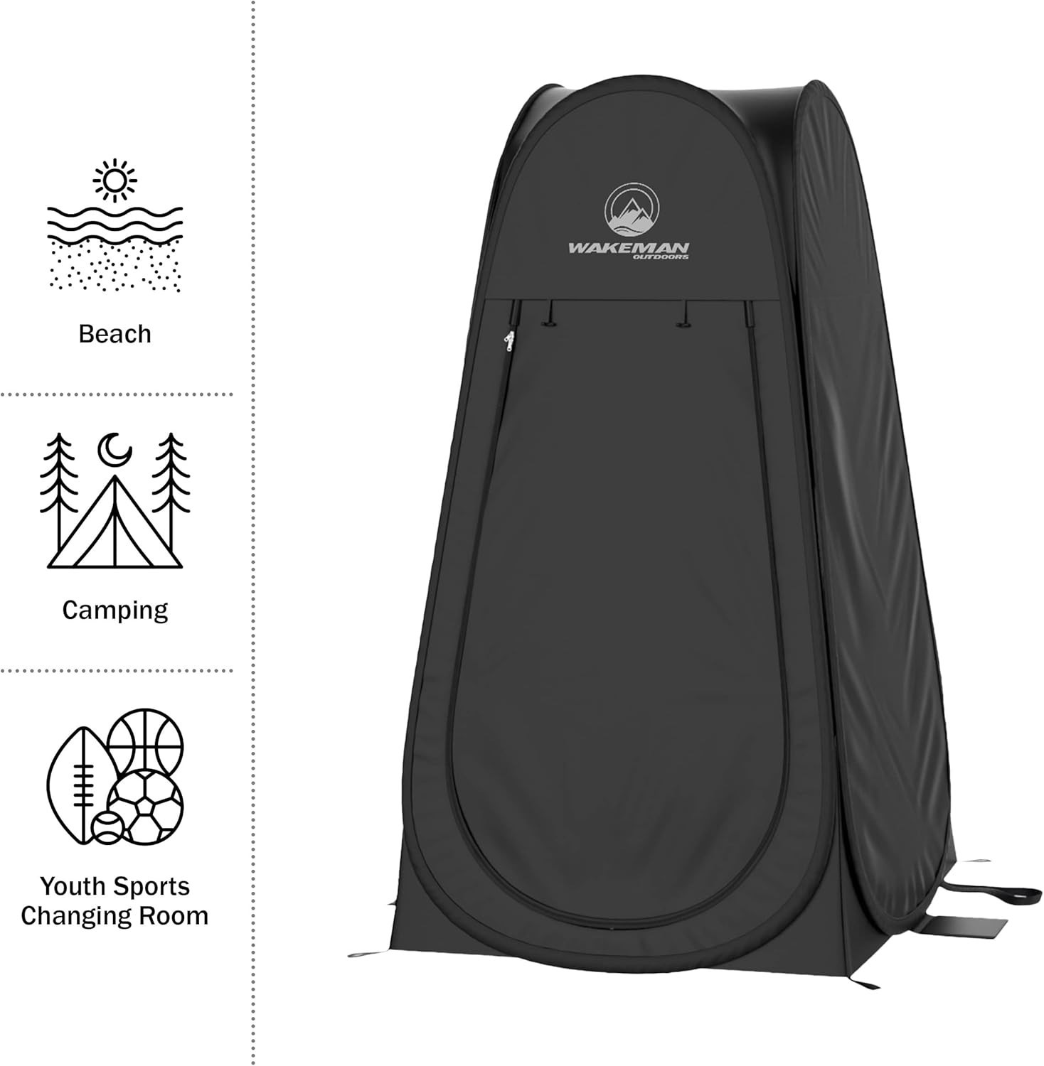 Versatile Portable Shower Tent with Carry Bag - Ideal for Camping & Festivals
