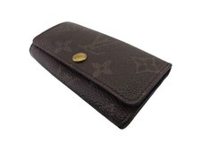 LOUIS VUITTON Key holder Brown beige gold Women M62631 Authentic secondhand