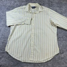 Polo Ralph Lauren Men Size L Striped Curham Classic Fit Long Sleeve Casual Shirt