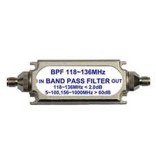 SMA Connector Bandpass Filter BPF 118-136MHz 50ohm for Air Frequency Band