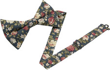 Floral Bowtie for Men and Kid - Pretied Bow Tie