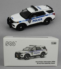 1:64 *596 DIECAST* NY NJ PORT AUTHORITY Ford Police Interceptor Utility SUV NIB