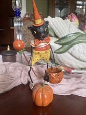 Halloween Costume Cat Black With Pumpkin